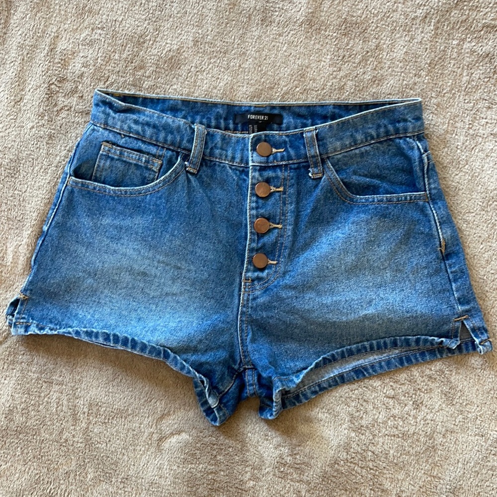 Button Fly Short-shorts
